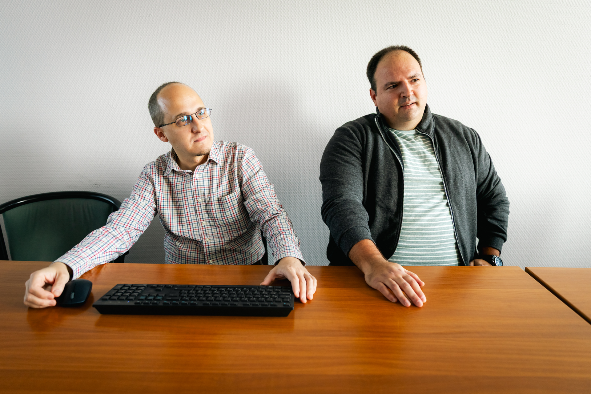 Dr. Nagy Gyula, az SZTE Klebelsberg Könyvtár és Levéltár főigazgatója és Hoczopán Szabolcs, a Tartalomszolgáltatási Osztály vezetője Dr. Nagy Gyula, az SZTE Klebelsberg Könyvtár és Levéltár főigazgatója és Hoczopán Szabolcs, a Tartalomszolgáltatási Osztály vezetője